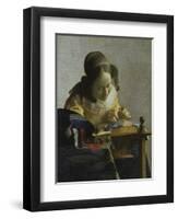 The Lacemaker, about 1665-Johannes Vermeer-Framed Giclee Print