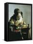 The Lacemaker-Johannes Vermeer-Framed Stretched Canvas