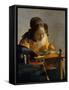 The Lacemaker-Johannes Vermeer-Framed Stretched Canvas