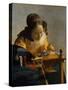 The Lacemaker-Johannes Vermeer-Stretched Canvas