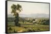 The Lackawanna Valley-George Inness-Framed Stretched Canvas