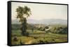 The Lackawanna Valley-George Inness-Framed Stretched Canvas