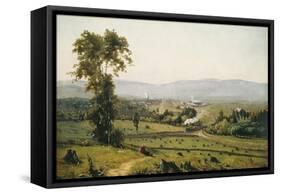 The Lackawanna Valley-George Inness-Framed Stretched Canvas