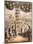 The Ladder of Fortune, to the American Dream, 1875-null-Mounted Giclee Print