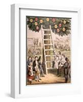 The Ladder of Fortune, to the American Dream, 1875-null-Framed Giclee Print