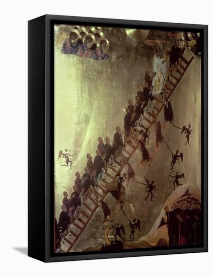 'The Ladder of John Klimakos' Icon, 12th Century-null-Framed Stretched Canvas