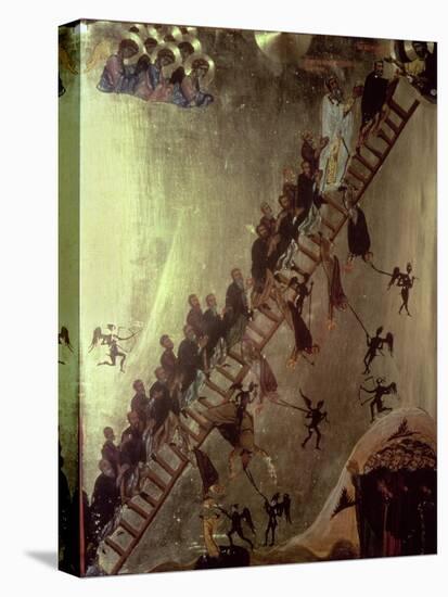 'The Ladder of John Klimakos' Icon, 12th Century-null-Stretched Canvas