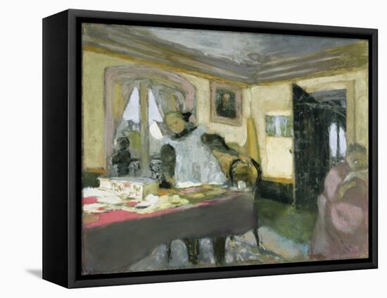 The Laden Table-Edouard Vuillard-Framed Stretched Canvas