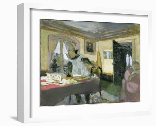 The Laden Table-Edouard Vuillard-Framed Giclee Print