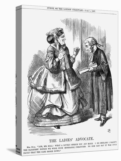 The Ladies' Advocate, 1867-John Tenniel-Stretched Canvas