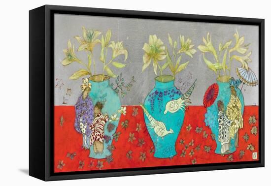 The Ladies are for Wandering-Emma Forrester-Framed Stretched Canvas