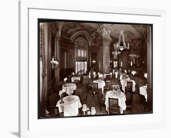 The Ladies' Cafe at the Hotel McAlpin, 1913-Byron Company-Framed Giclee Print