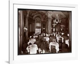 The Ladies' Cafe at the Hotel McAlpin, 1913-Byron Company-Framed Giclee Print