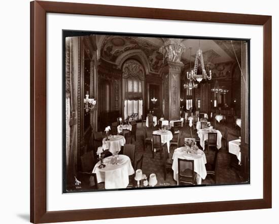 The Ladies' Cafe at the Hotel McAlpin, 1913-Byron Company-Framed Giclee Print