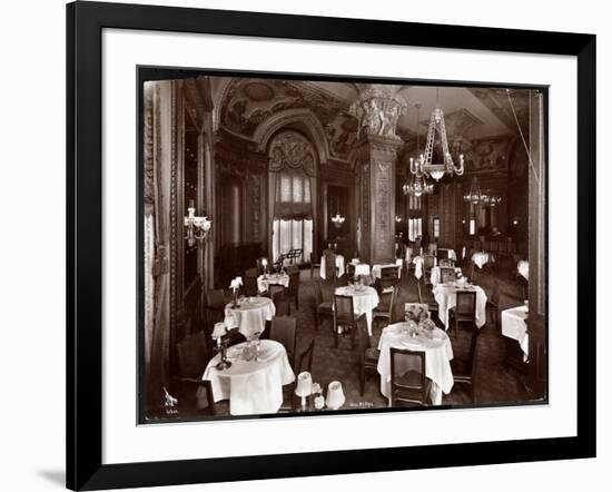 The Ladies' Cafe at the Hotel McAlpin, 1913-Byron Company-Framed Giclee Print