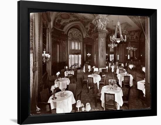 The Ladies' Cafe at the Hotel McAlpin, 1913-Byron Company-Framed Giclee Print