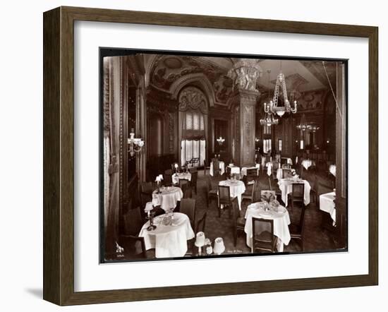 The Ladies' Cafe at the Hotel McAlpin, 1913-Byron Company-Framed Giclee Print