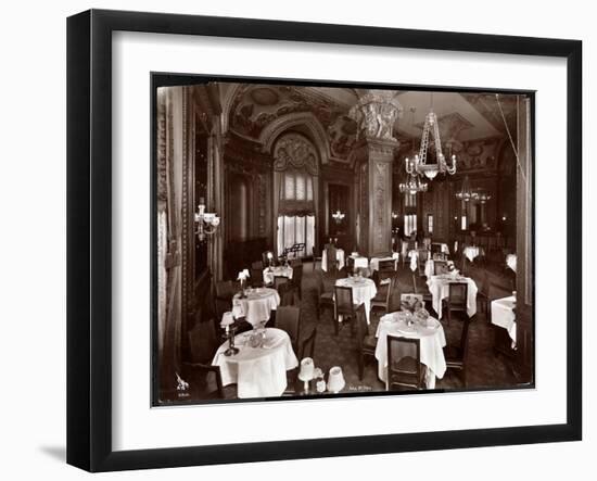 The Ladies' Cafe at the Hotel McAlpin, 1913-Byron Company-Framed Giclee Print