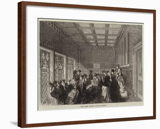 The Ladies' Gallery, House of Commons-null-Framed Giclee Print