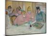 The Ladies in the Dining Room-Henri de Toulouse-Lautrec-Mounted Giclee Print