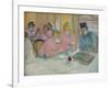 The Ladies in the Dining Room-Henri de Toulouse-Lautrec-Framed Giclee Print