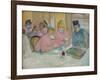 The Ladies in the Dining Room-Henri de Toulouse-Lautrec-Framed Giclee Print