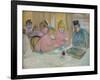 The Ladies in the Dining Room-Henri de Toulouse-Lautrec-Framed Giclee Print