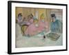 The Ladies in the Dining Room-Henri de Toulouse-Lautrec-Framed Giclee Print