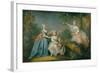 The Ladies Noel, C.1740 (Oil on Canvas)-Bartholomew Dandridge-Framed Giclee Print