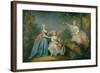 The Ladies Noel, C.1740 (Oil on Canvas)-Bartholomew Dandridge-Framed Giclee Print