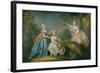 The Ladies Noel, C.1740 (Oil on Canvas)-Bartholomew Dandridge-Framed Giclee Print