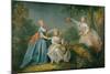 The Ladies Noel, C.1740 (Oil on Canvas)-Bartholomew Dandridge-Mounted Giclee Print