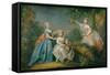 The Ladies Noel, C.1740 (Oil on Canvas)-Bartholomew Dandridge-Framed Stretched Canvas