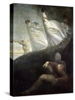 The Ladies of Hastings-Henry Fuseli-Stretched Canvas