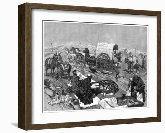 The Ladies' Omnibus, Kashgar, Central Asia, 1875-W Palmer-Framed Giclee Print