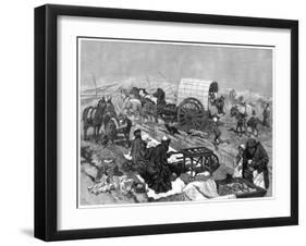 The Ladies' Omnibus, Kashgar, Central Asia, 1875-W Palmer-Framed Giclee Print