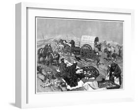 The Ladies' Omnibus, Kashgar, Central Asia, 1875-W Palmer-Framed Giclee Print