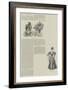 The Ladies' Page, Dress-null-Framed Giclee Print