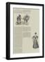 The Ladies' Page, Dress-null-Framed Giclee Print