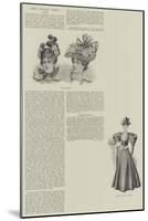 The Ladies' Page, Dress-null-Mounted Giclee Print