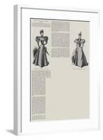 The Ladies' Page, Dress-null-Framed Giclee Print