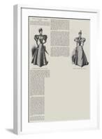 The Ladies' Page, Dress-null-Framed Giclee Print