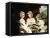 The Ladies Waldegrave, 1780-Sir Joshua Reynolds-Framed Stretched Canvas