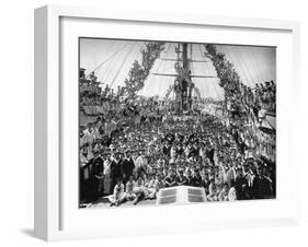 The Lads of the Training Ship HMS 'Impregnable, 1896-WM Crockett-Framed Giclee Print