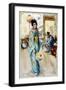 The Lady and Sada San-William Merritt Berger-Framed Giclee Print