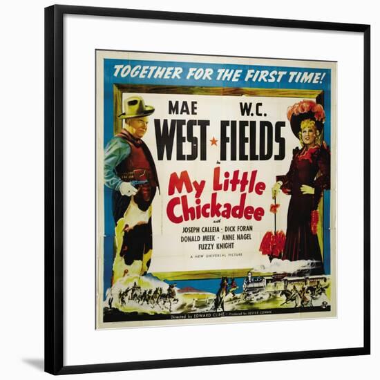 The Lady And the Bandit, 1940 "My Little Chickadee" Directed by Edward F. Cline-null-Framed Giclee Print