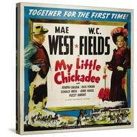 The Lady And the Bandit, 1940 "My Little Chickadee" Directed by Edward F. Cline-null-Stretched Canvas