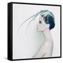 The Lady and the Hummer-Haute Couture-Framed Stretched Canvas