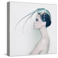 The Lady and the Hummer-Haute Couture-Stretched Canvas