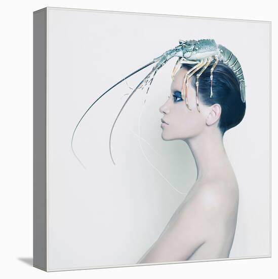 The Lady and the Hummer-Haute Couture-Stretched Canvas